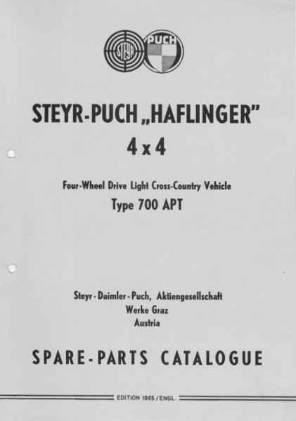 Spare-Parts Catalogue Edition 65