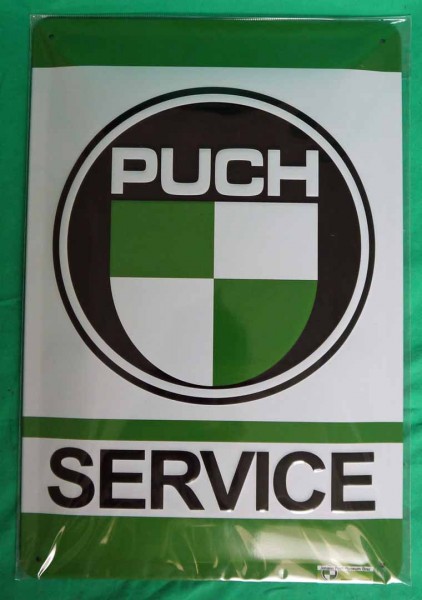 Blechschild Puch Service