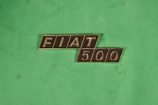 Heckschriftzug Fiat 500 Metall